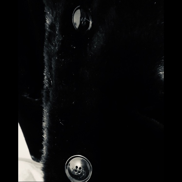 Black Faux Fur Coat - Picture 3 of 4